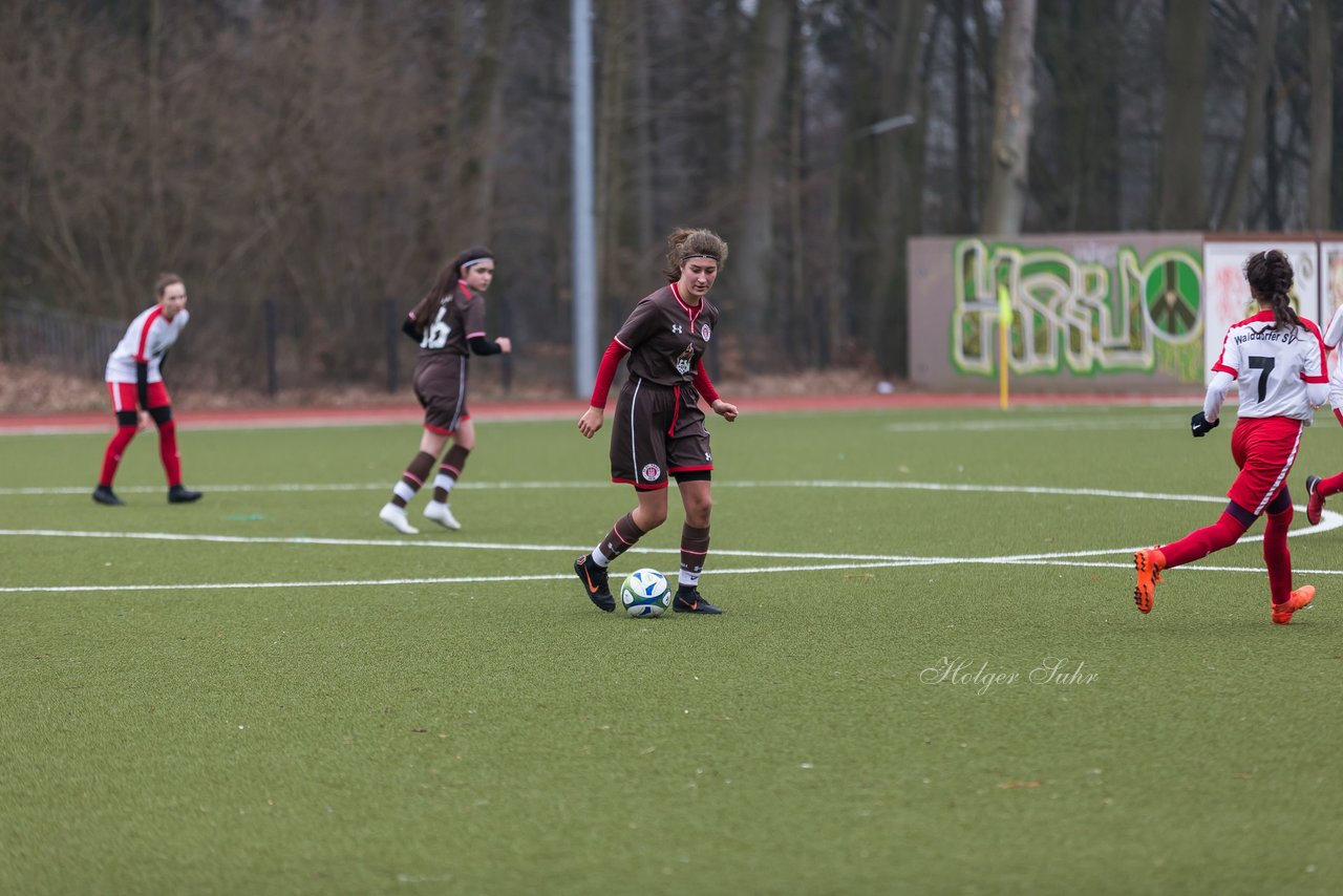 Bild 293 - B-Juniorinnen Walddoerfer - St.Pauli : Ergebnis: 4:1